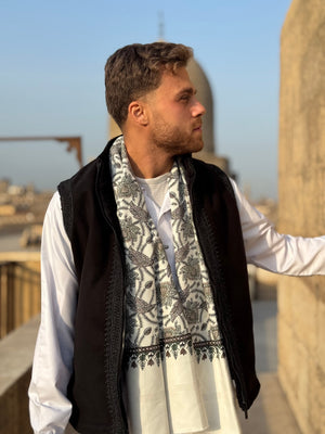Midnight black Gilet (waistcoat)