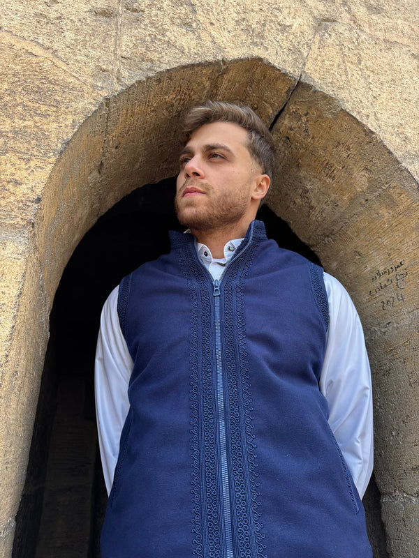 Royal Blue gilet (waistcoat)