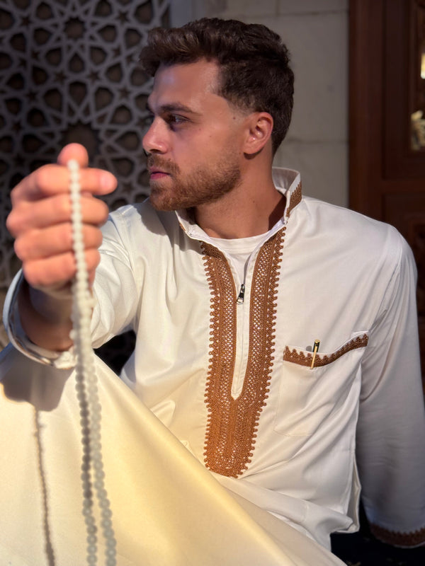 Royal White & Gold