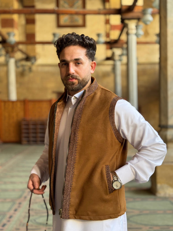 Rich Brown gilet (waistcoat)